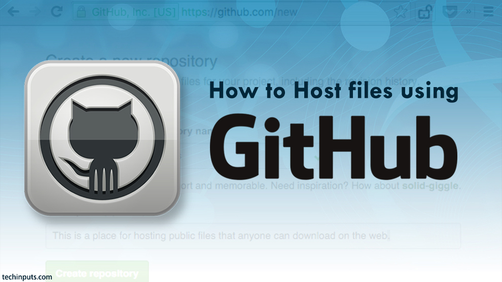 How to Host files using GitHub?